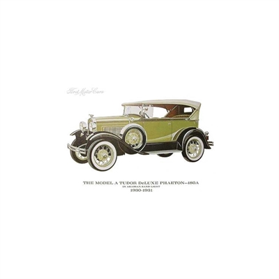 Ford A  Farveprint  1930 -1931