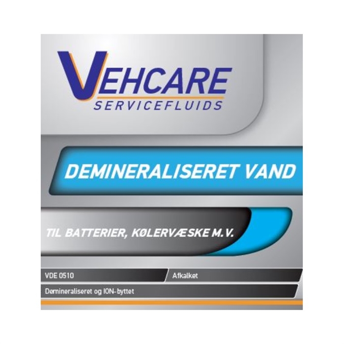 Vehcare demineraliseret vand 1 liter