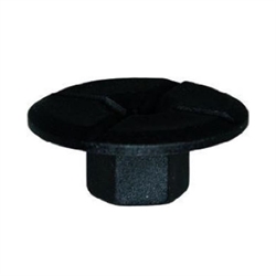 Plastmøtrik, sort