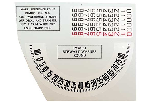 Ford A spedometer tal km