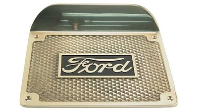 Ford T Trinbræt Messing 9" bred  x 7" dyb