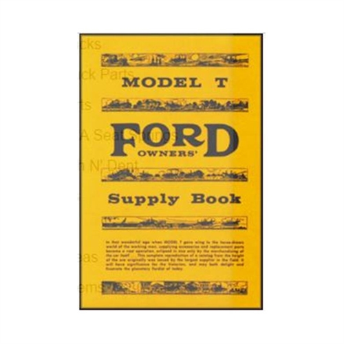 Ford T Model T Ford Ejere Supply Bog