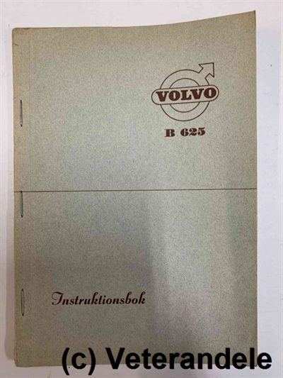 Volvo B 725 Instruktionsbog