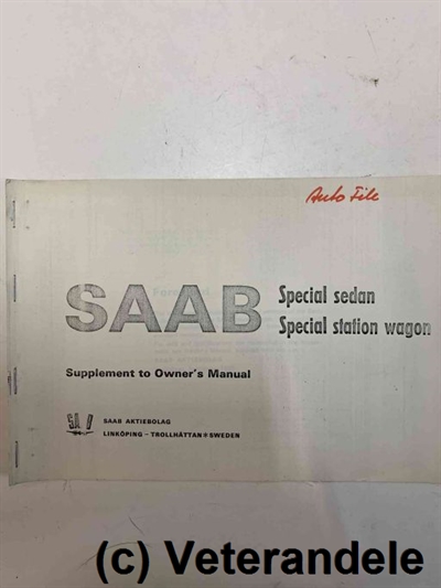 SAAB Instruktionsbog