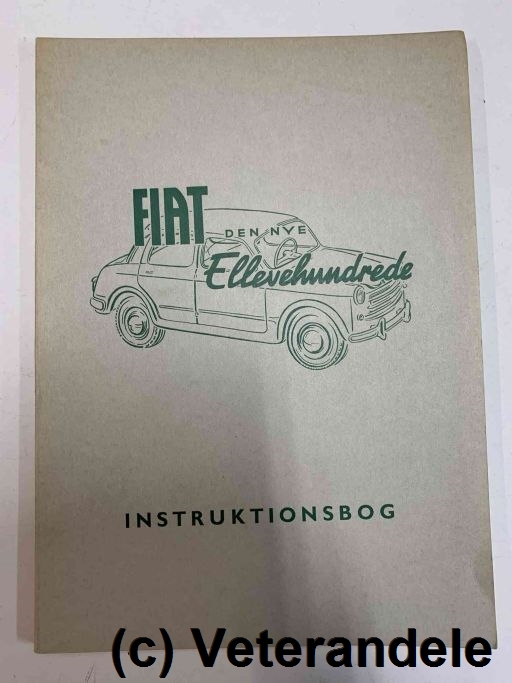 Fiat Den nye ellevehundrede Instruktionsbog