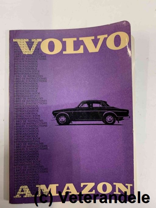 Volvo Amazon Instruktionsbog