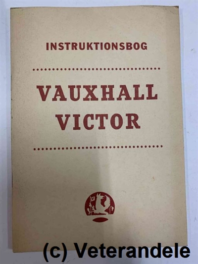 Victor Vauxhall instruktionsbog