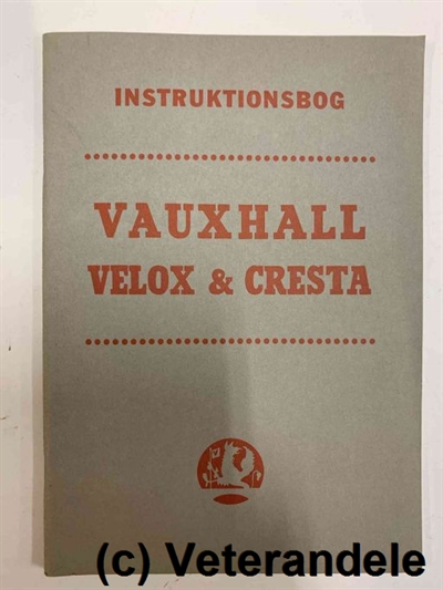 Vauxhall Velox og Cresta Instruktionsbog