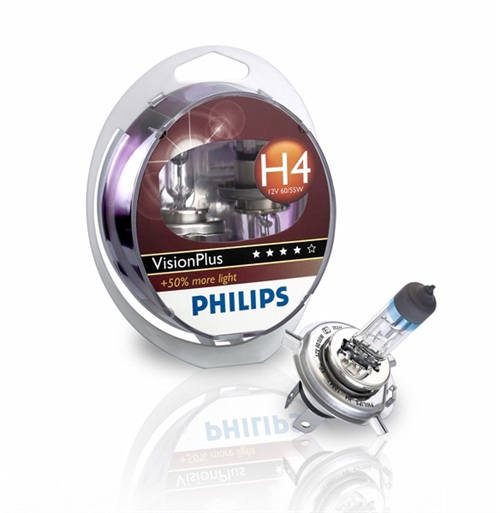 H4 VISIONPLUS 12V 60/55W P43T-38