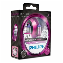 H7 PHILIPS COLORVISION PURPLE 55W SÆT