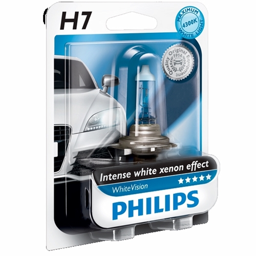 H7 WHITE VISION 12V 55W PX26D