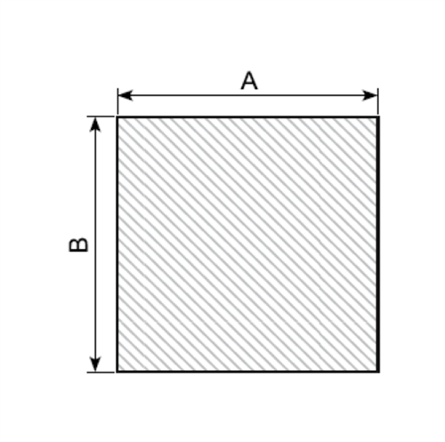 Svampegummi - EPDM - Mørkgrå - 10 x 10 mm