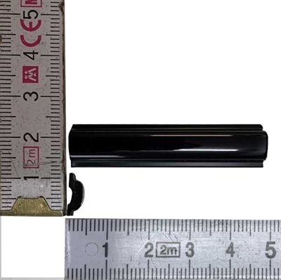 Sort pynteliste 11 mm VETERANDELE.DK 61-381-H