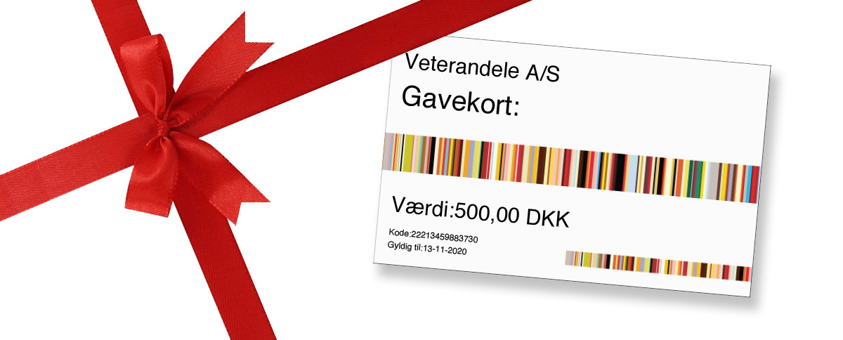 Giv et gavekort fra Veterandele.dk