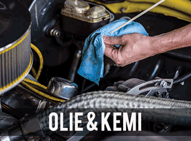 Olie og kemi til veteranbiler og klassiske biler